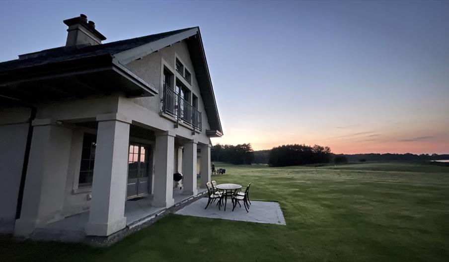 Lodge at Lough Erne at Sunset