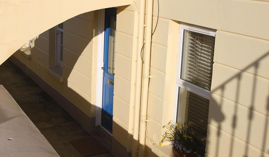 a photo of the side of a house