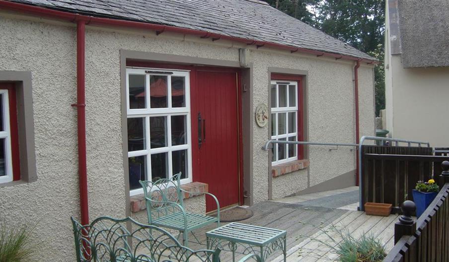 entrance to the building