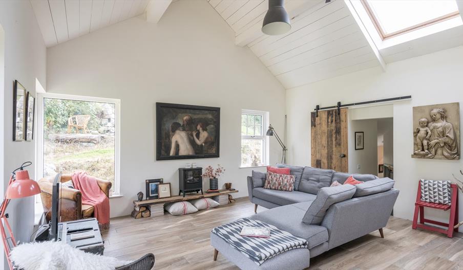 Open plan living room area