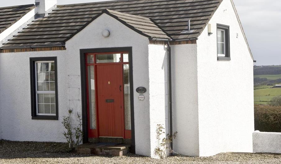 exterior view of the cottage.
