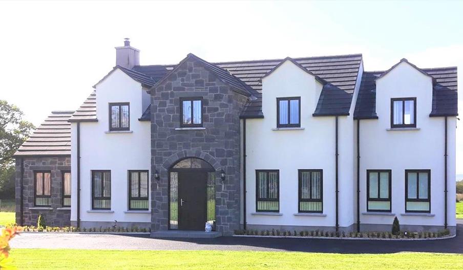 Exterior of a large country BnB.