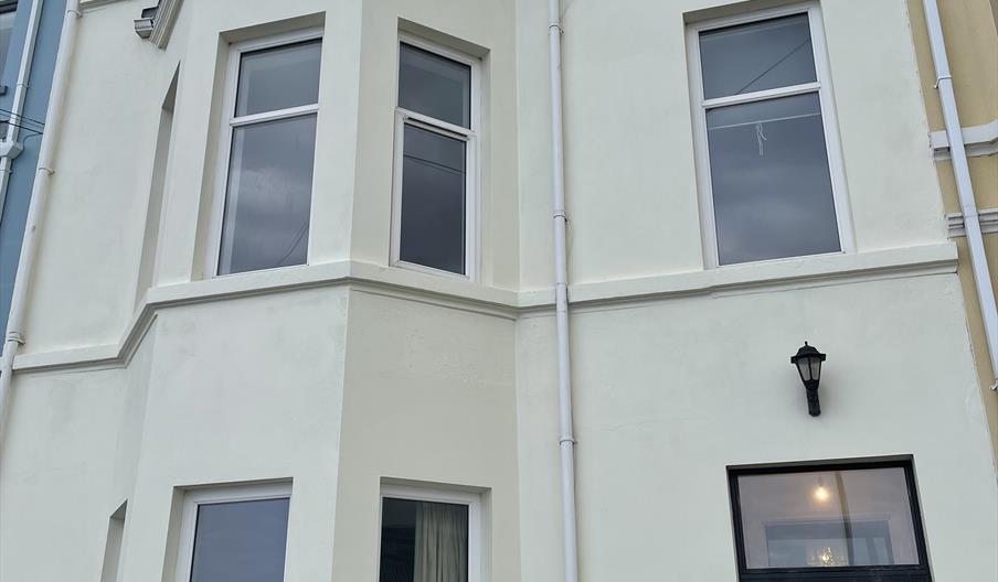 External front of accommodation