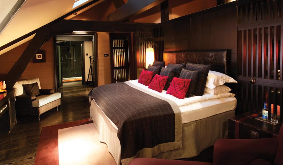 Malmaison hotel room double bed