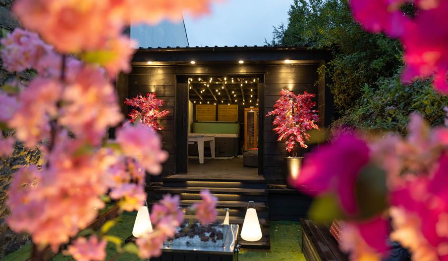 High-end kitchen with modern appliances at The Secret Garden, Donaghadee