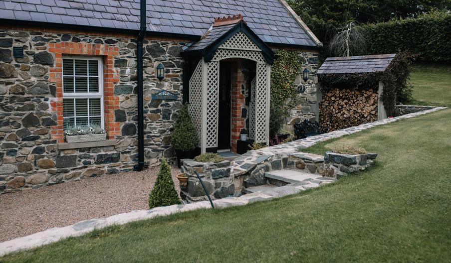 enterance to the building