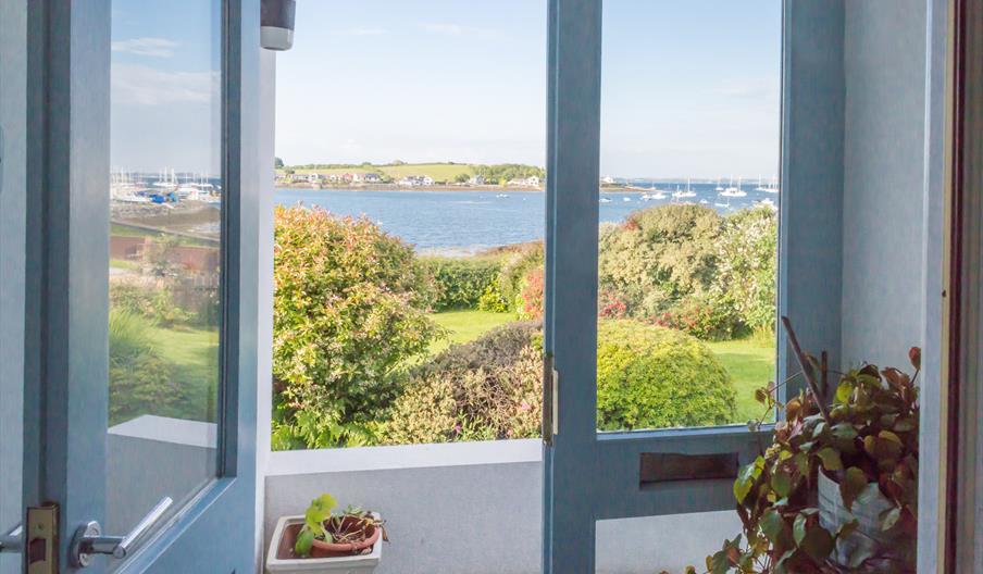 View front door showing Whiterock Bay