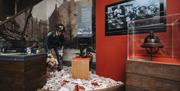 The Belfast Blitz exhibition in the Northern Ireland War Memorial