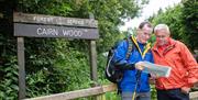 Walkers in Cairn Wood