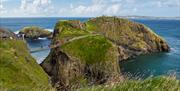 6. Carrick a Rede Rope Bridge near Ballintoy in County Antrim, Northern Ireland (credit   Shootdiem, Adobe Stock)
