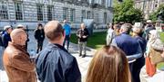 Best of Belfast tour group at City Hall