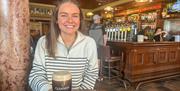 5. Absolute Escapes team member, Nairne, at McHugh's Bar in Belfast